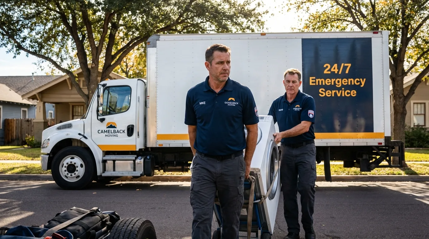CamelBack Moving crew loading furniture in Eatontown, NJ