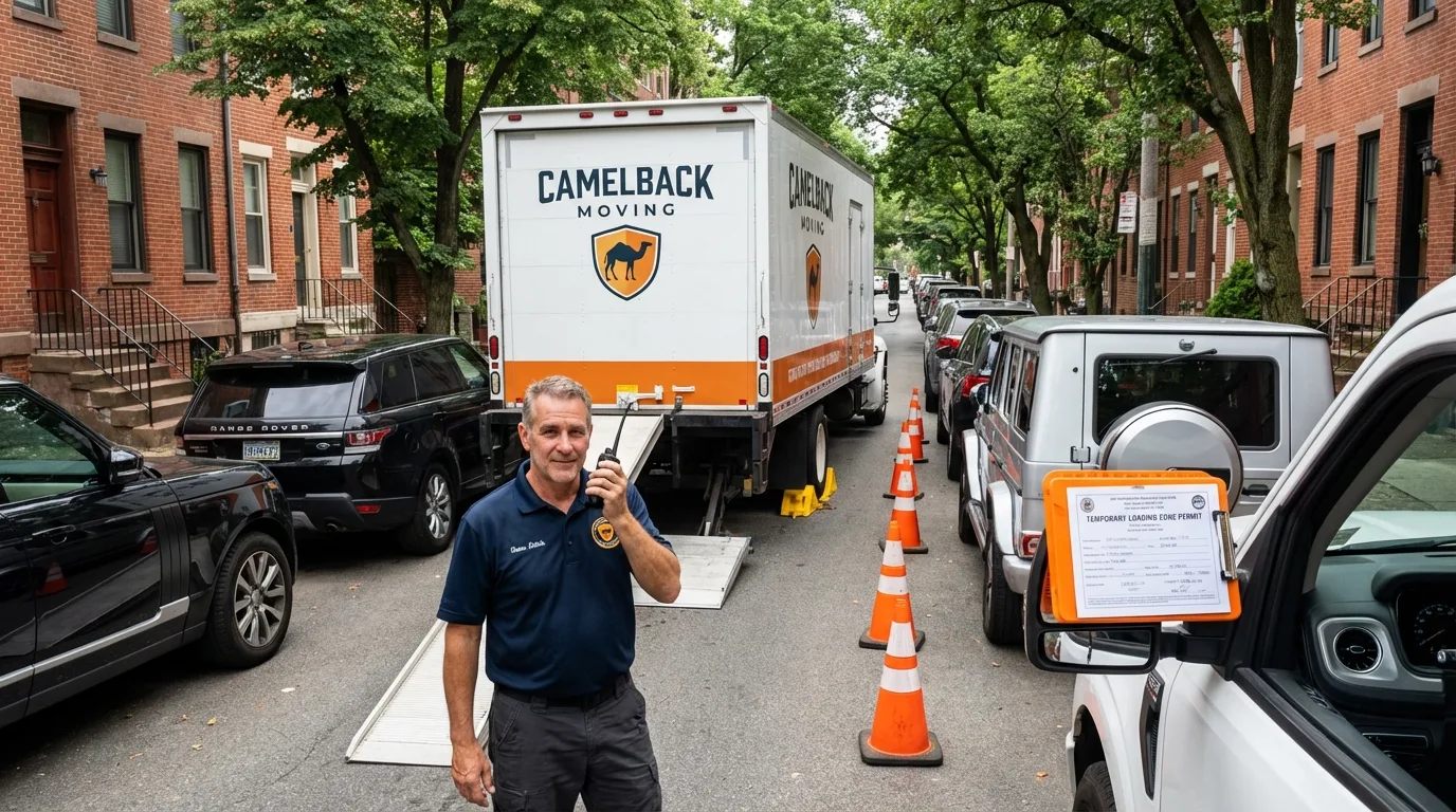 City street loading permit setup in Eatontown, NJ